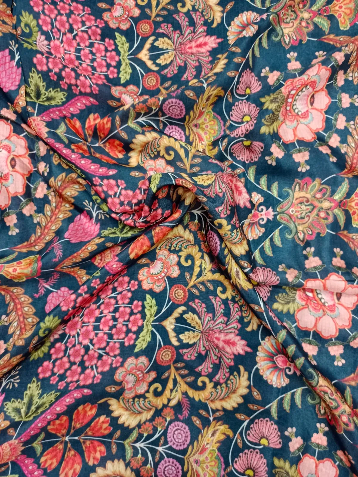 Pure Modal Soft Muslin Digital Printed Fabrics