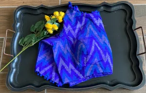 Pure Raw Silk Ikkat Blouse