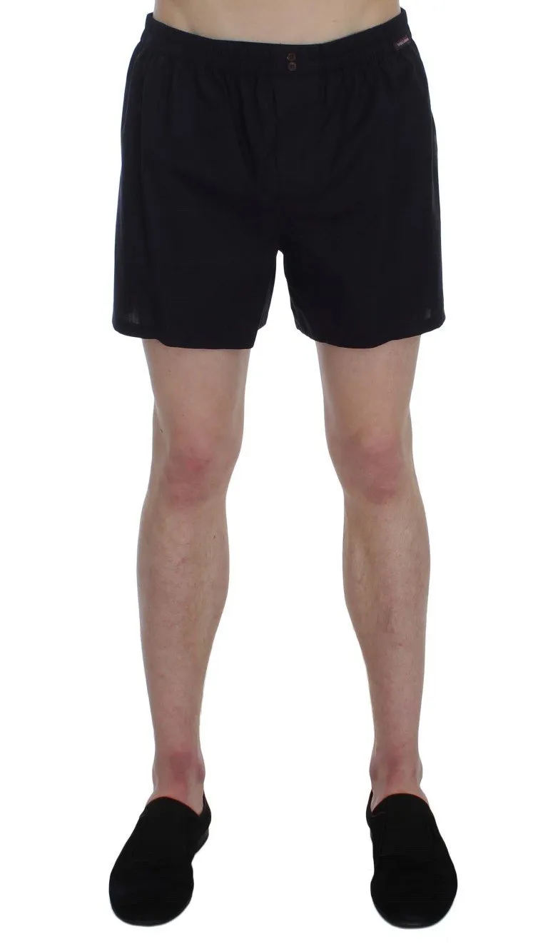 Purple Cotton Pajama Shorts