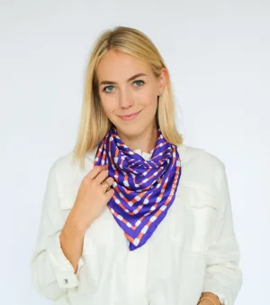 Purple   Orange Gameday Scarf - Wholesale