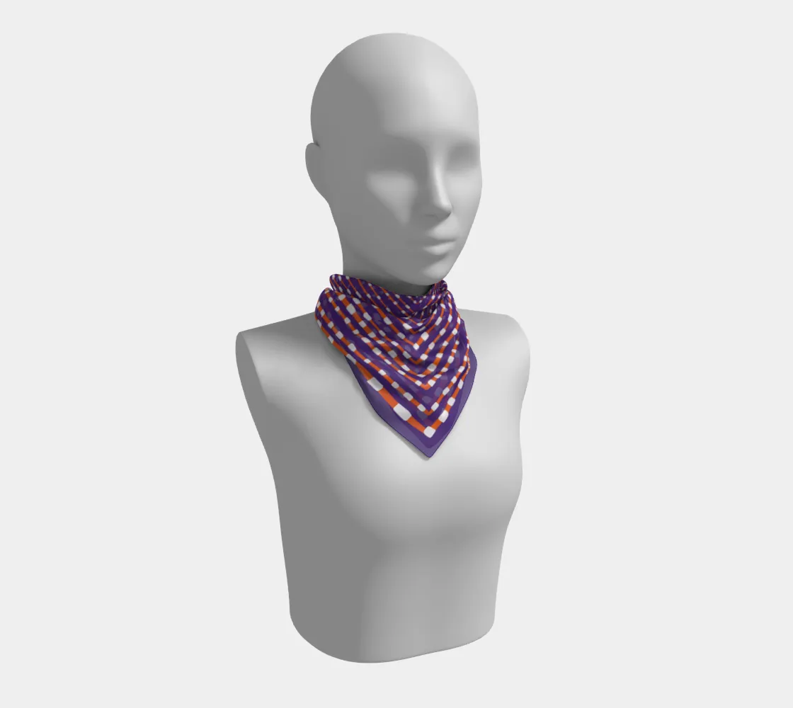 Purple   Orange Gameday Scarf - Wholesale