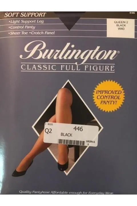 Queen Size Sheer Toe Pantyhose