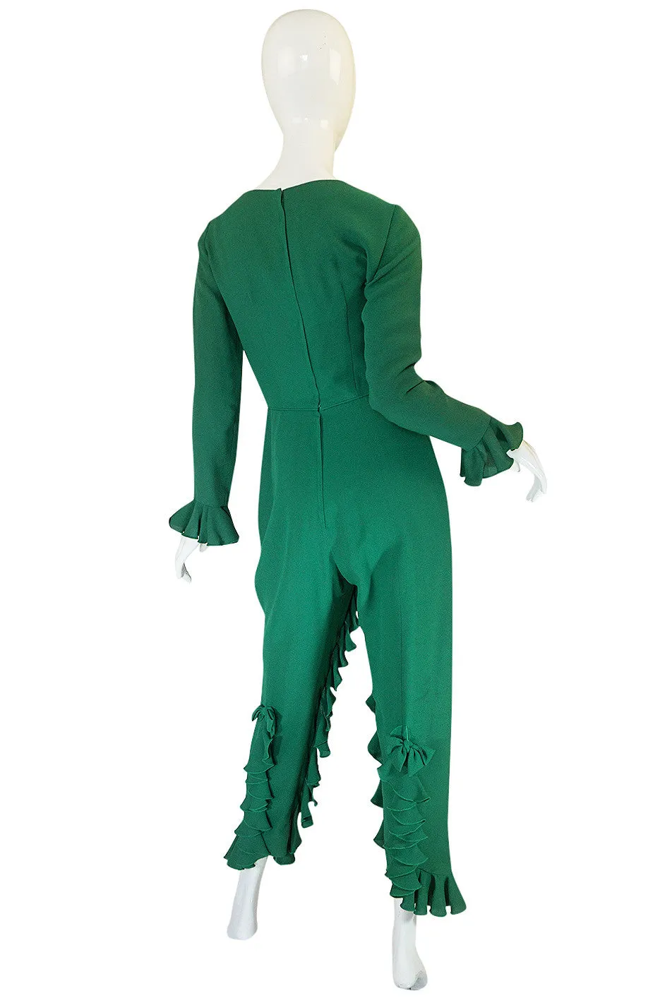 Rare 1960s Lucie Ann Crepe Jumpsuit