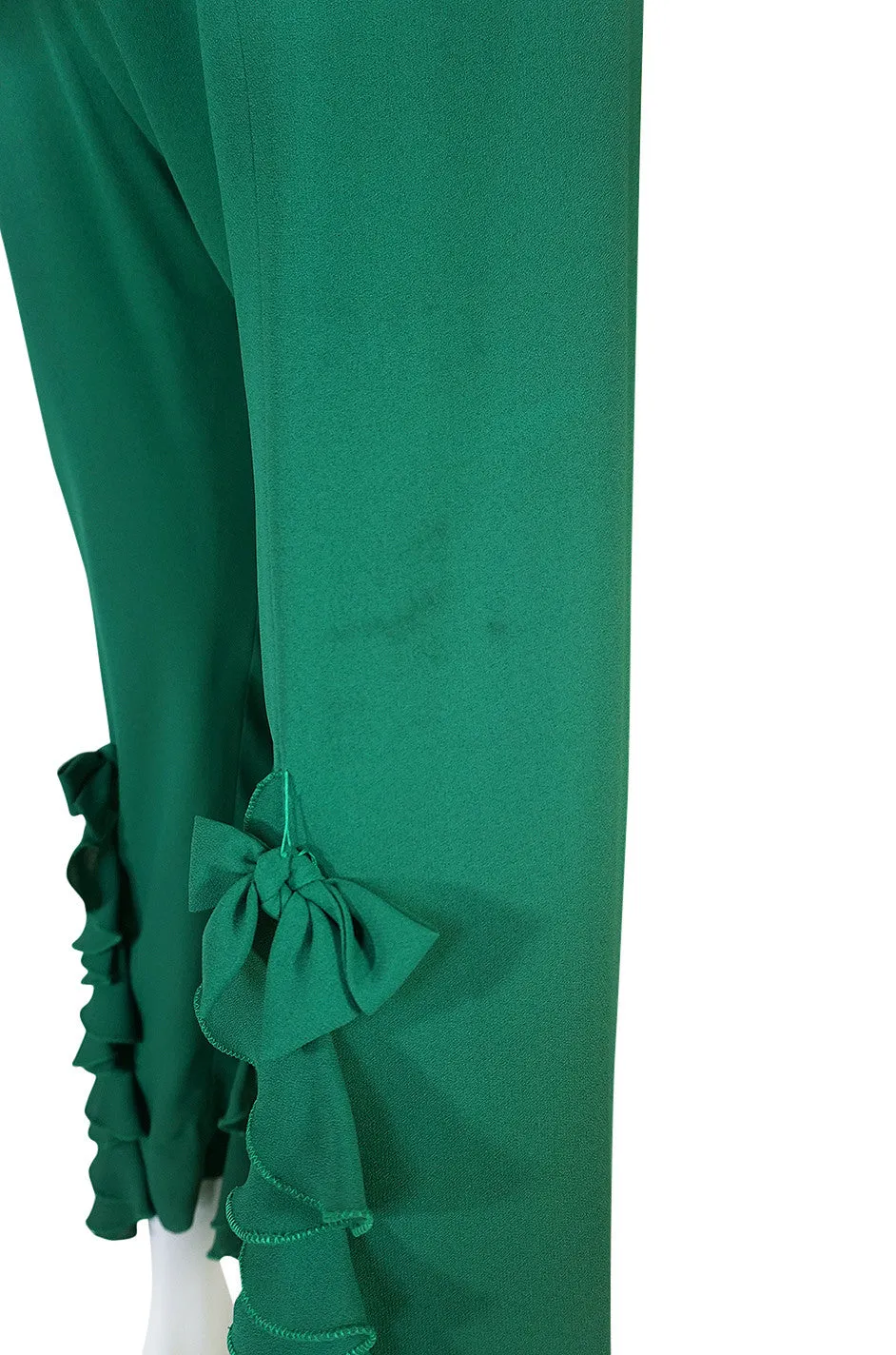 Rare 1960s Lucie Ann Crepe Jumpsuit