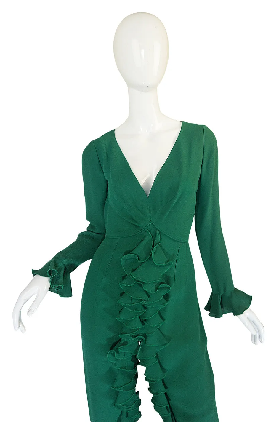 Rare 1960s Lucie Ann Crepe Jumpsuit