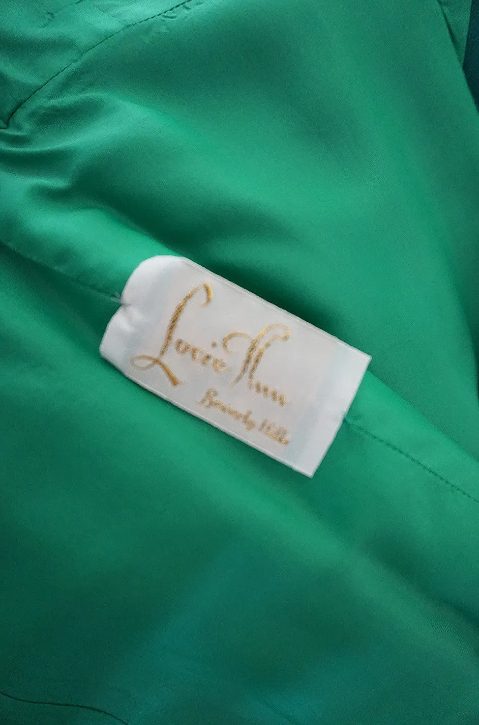 Rare 1960s Lucie Ann Crepe Jumpsuit
