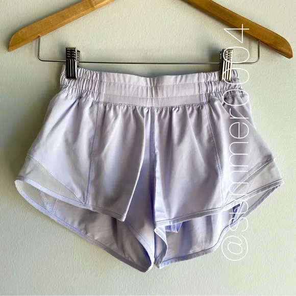 RARE Lululemon Hotty Hot Short (1st Release) Serene Blue 4