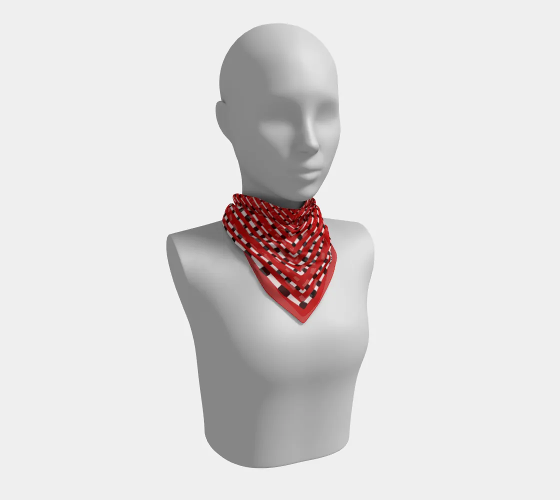 Red   Black Gameday Scarf