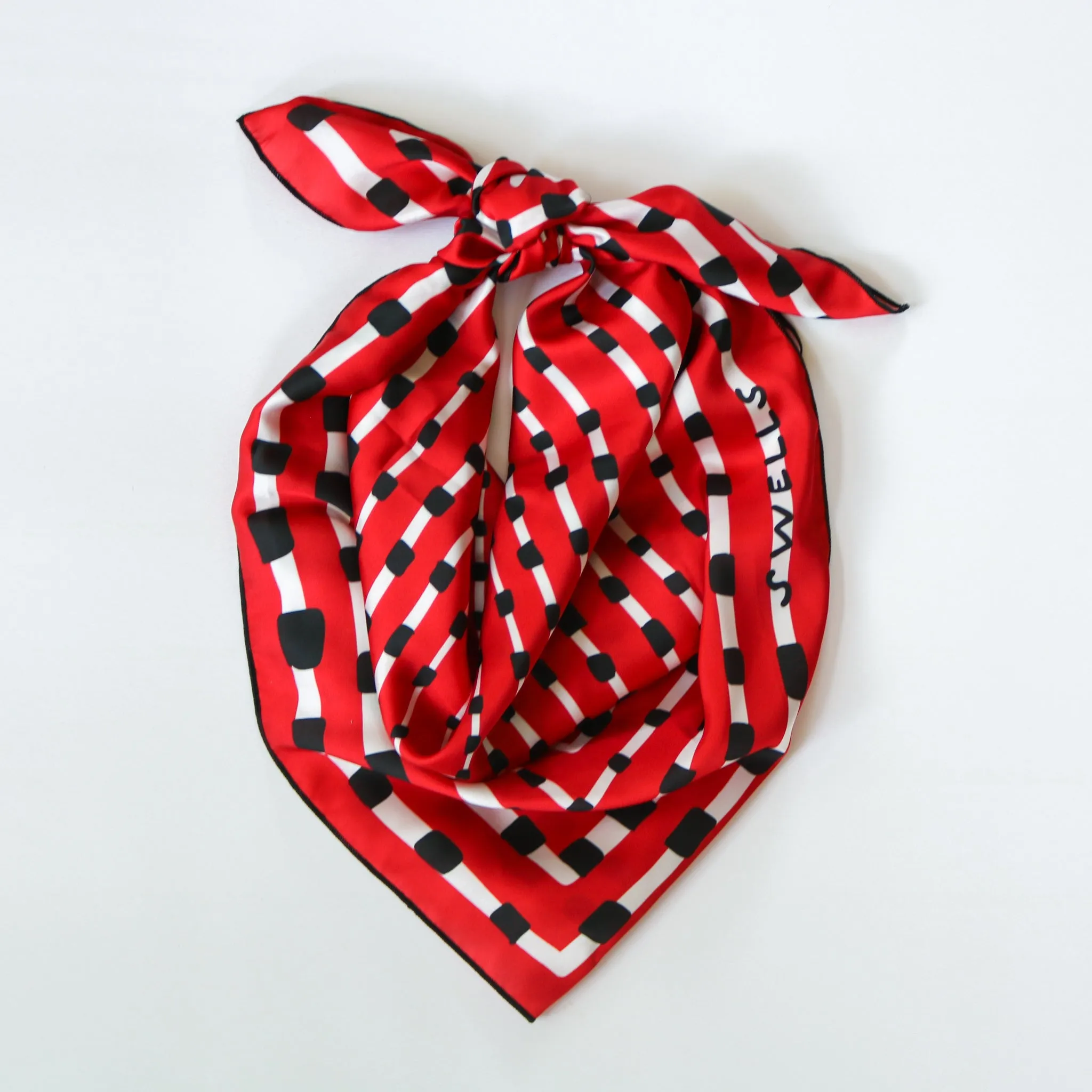 Red   Black Gameday Scarf