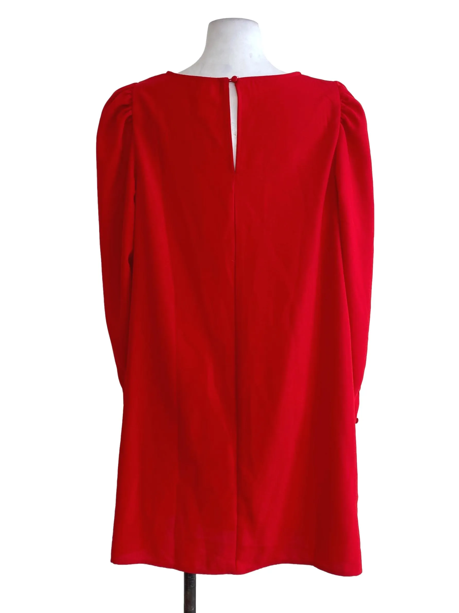Red Long Sleeve Dress