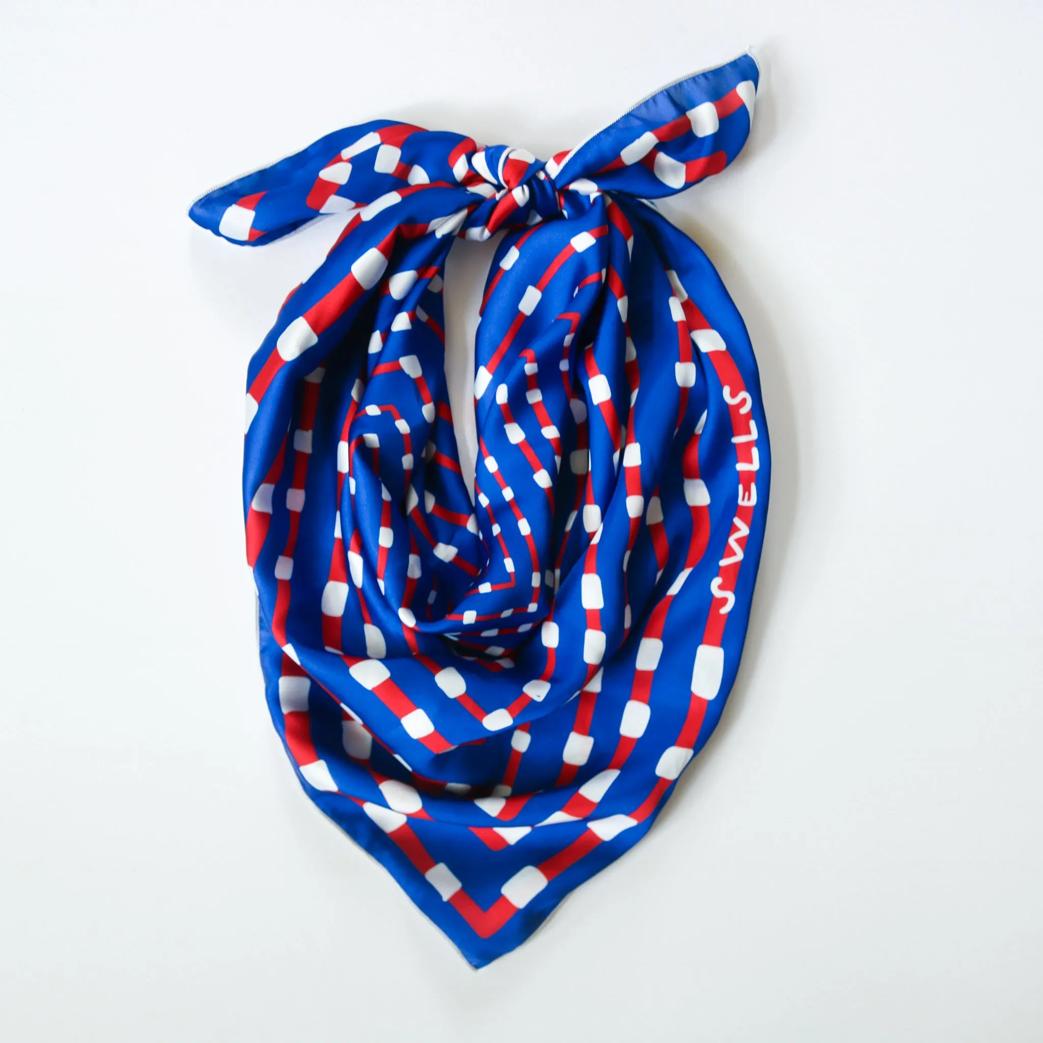 Red   Navy Gameday Scarf
