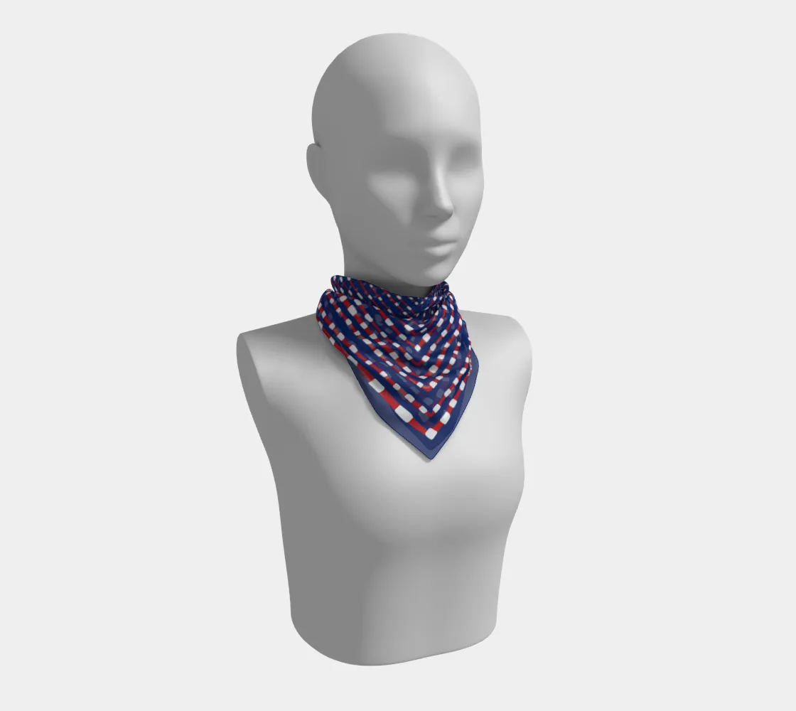 Red   Navy Gameday Scarf