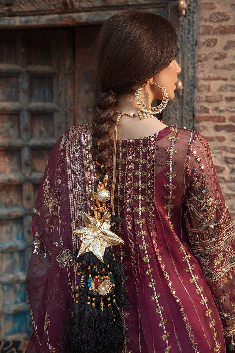 RESHMA JEE | MNR Zarlish Festive Unstitched Collection 2022 | Unstitched Embroidered Organza Suit