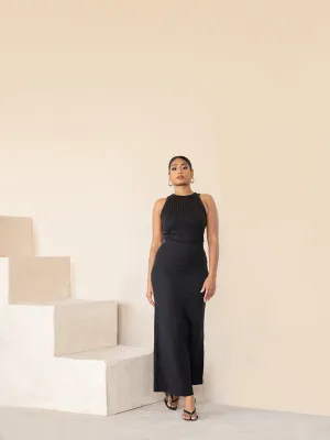 Rib Maxi Skirt