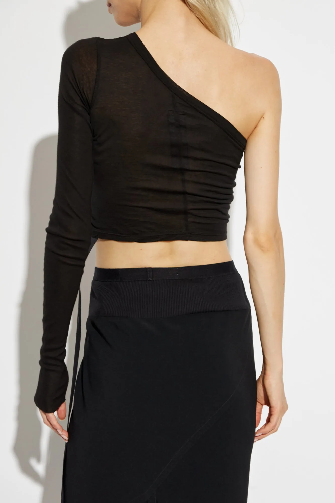 Rick Owens DRKSHDW Top Ziggy in BLACK - L
