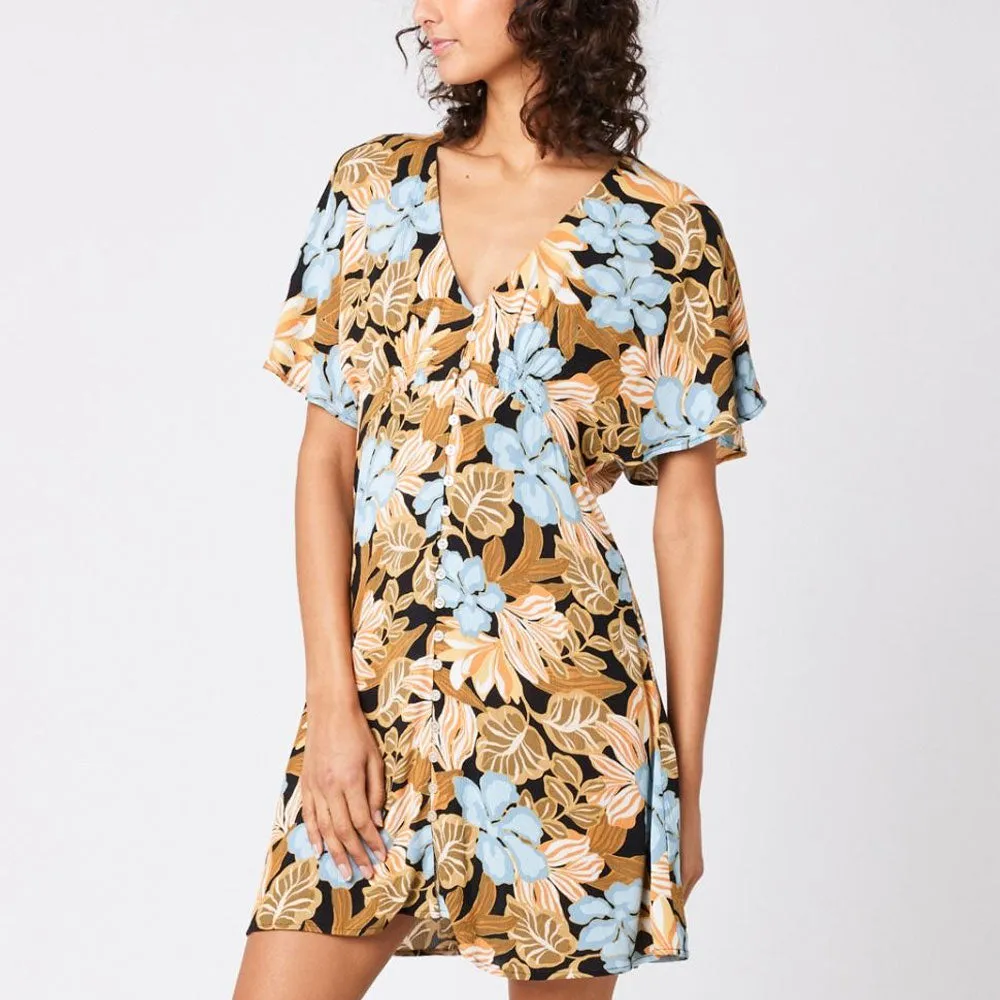 Rip Curl Womens Follow The Sun Mini Dress - Black