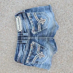 Rock Revival Windie Aztec Boho Denim Jean Shorts Size 25
