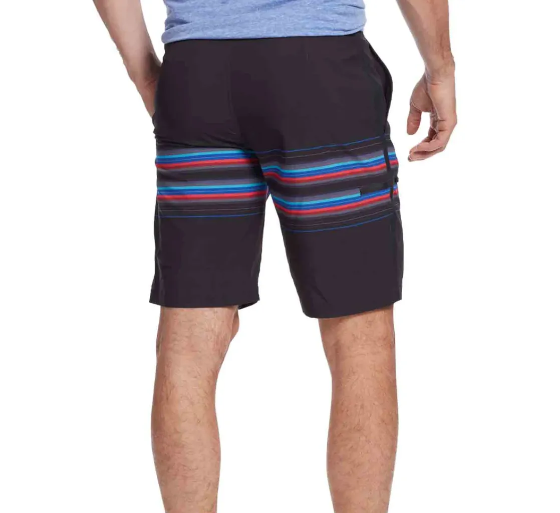 Rockaway Stripe 8" Board Short
