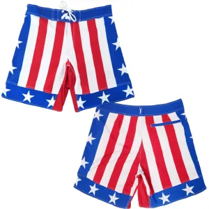 Rocky III Stars And Stripes Board Shorts