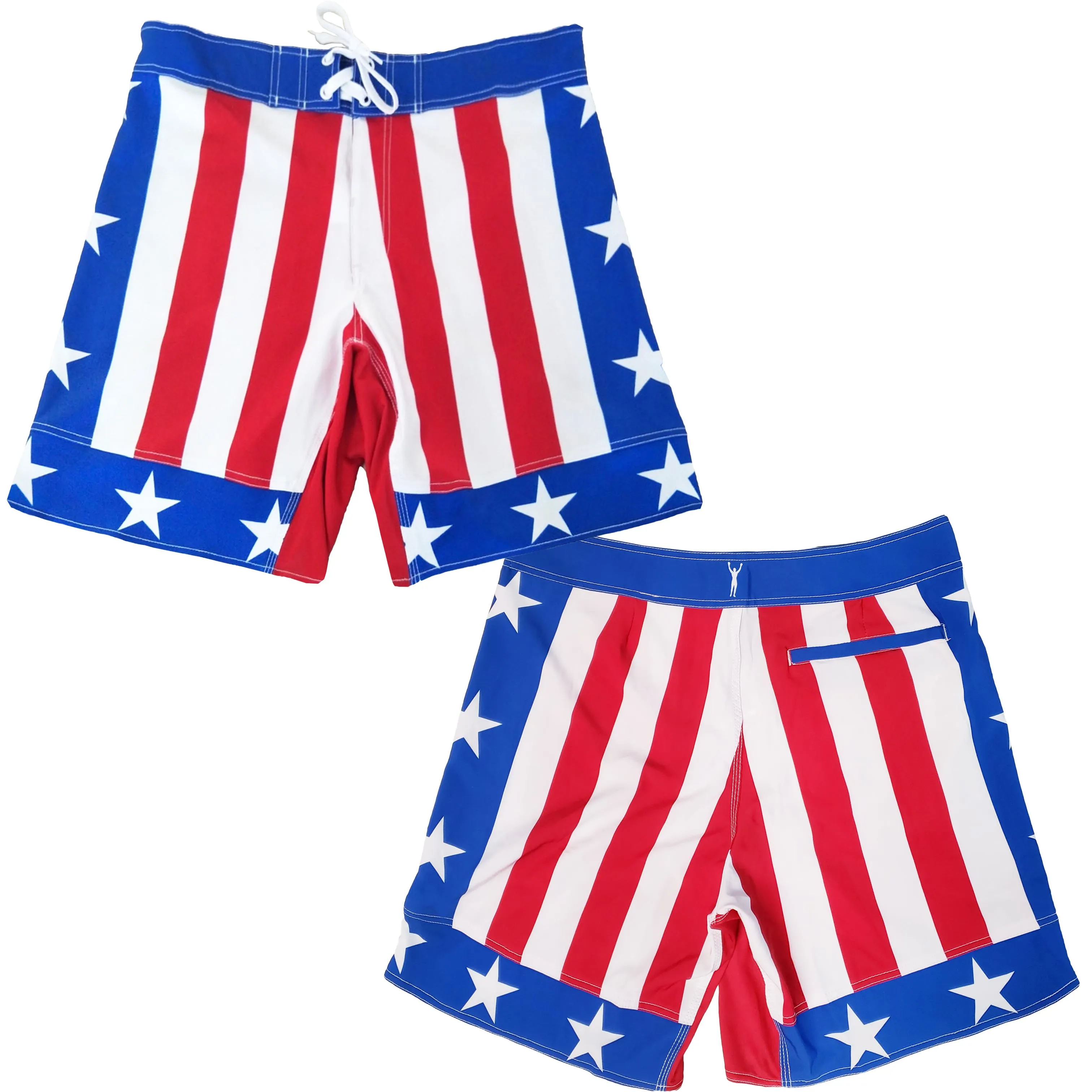 Rocky III Stars And Stripes Board Shorts