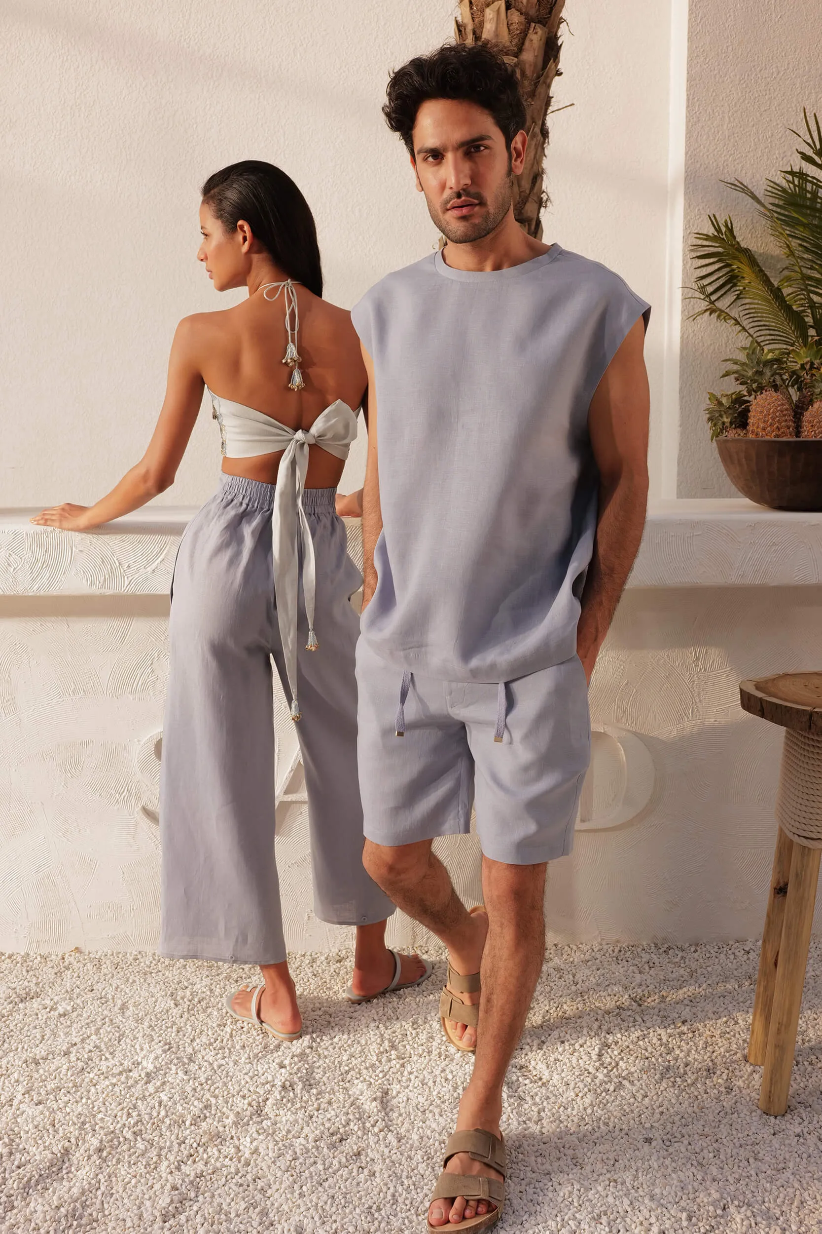 Rome Shorts - Man (DUSK BLUE)
