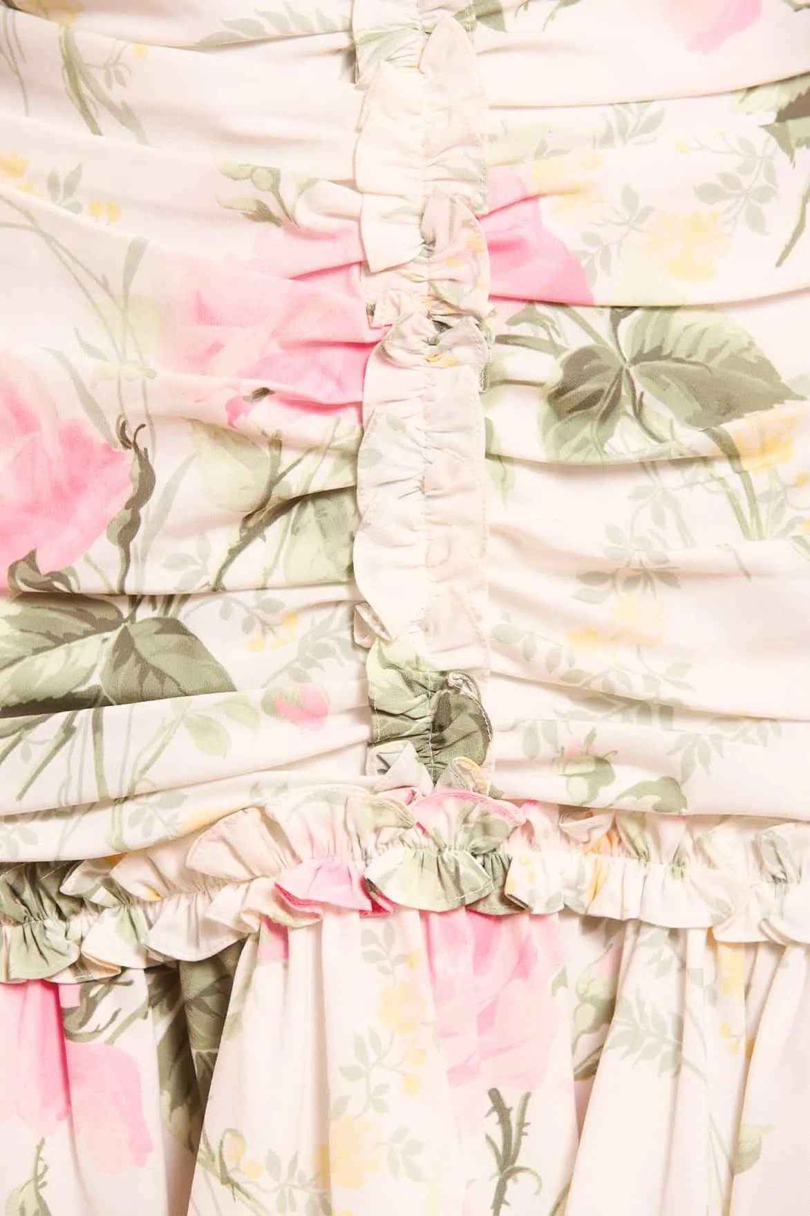 Rose Ellen Crepe Short Sleeve Micro Mini Dress