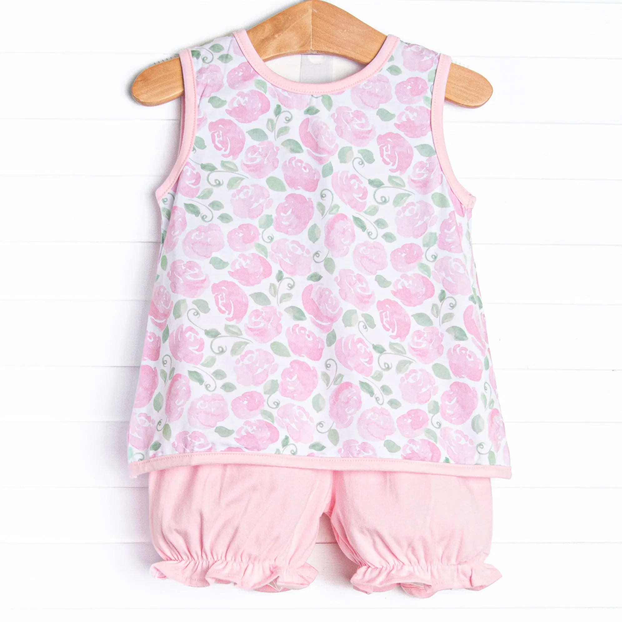 Rose Garden Bloomer Set, Pink