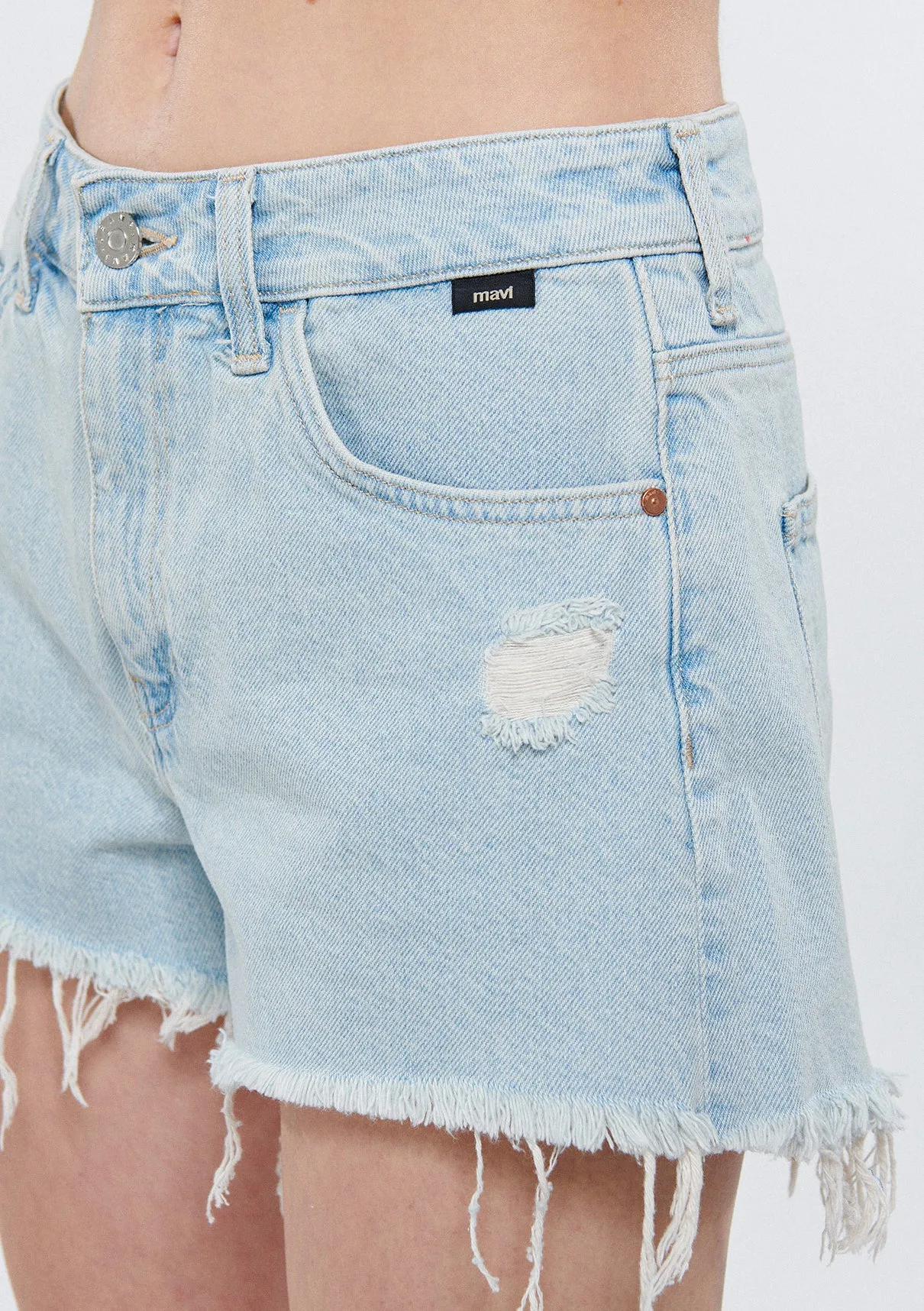 Rosie Bleached 90s Jean Shorts