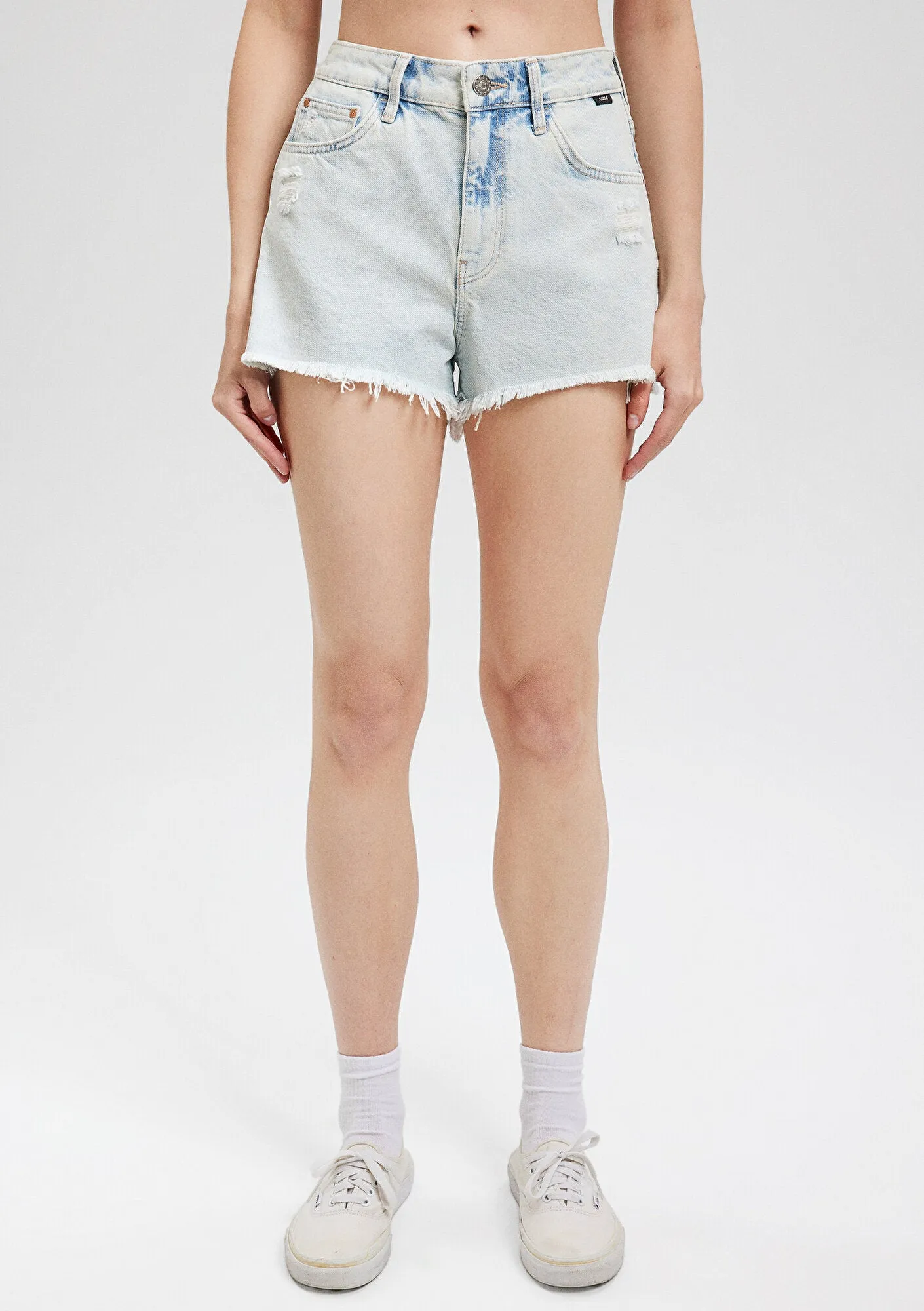 Rosie Bleached 90s Jean Shorts