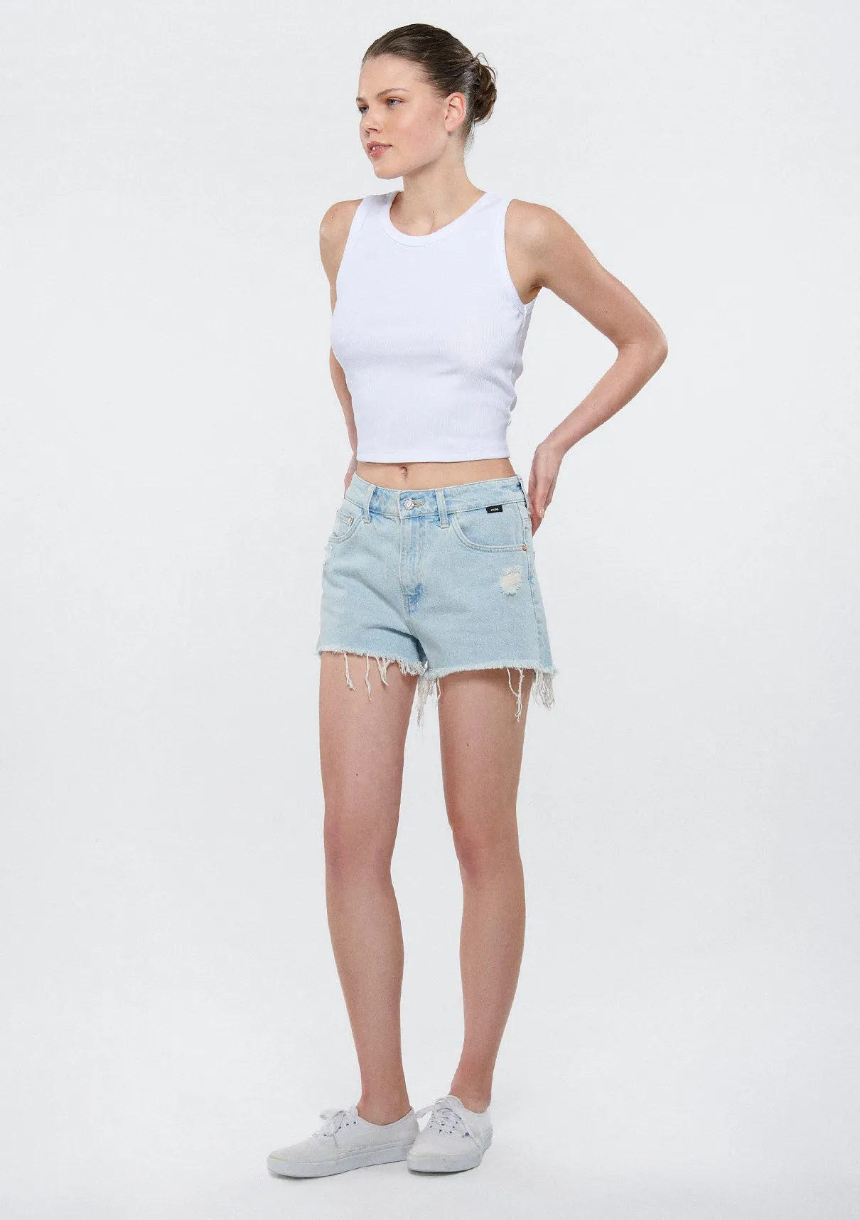 Rosie Bleached 90s Jean Shorts