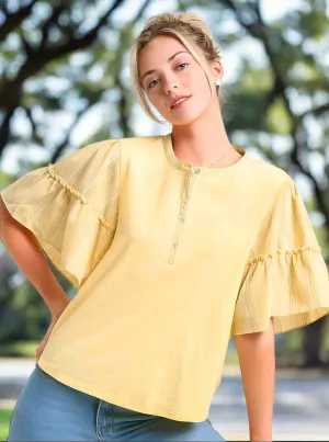 RUFFLED BREEZE (lemon)