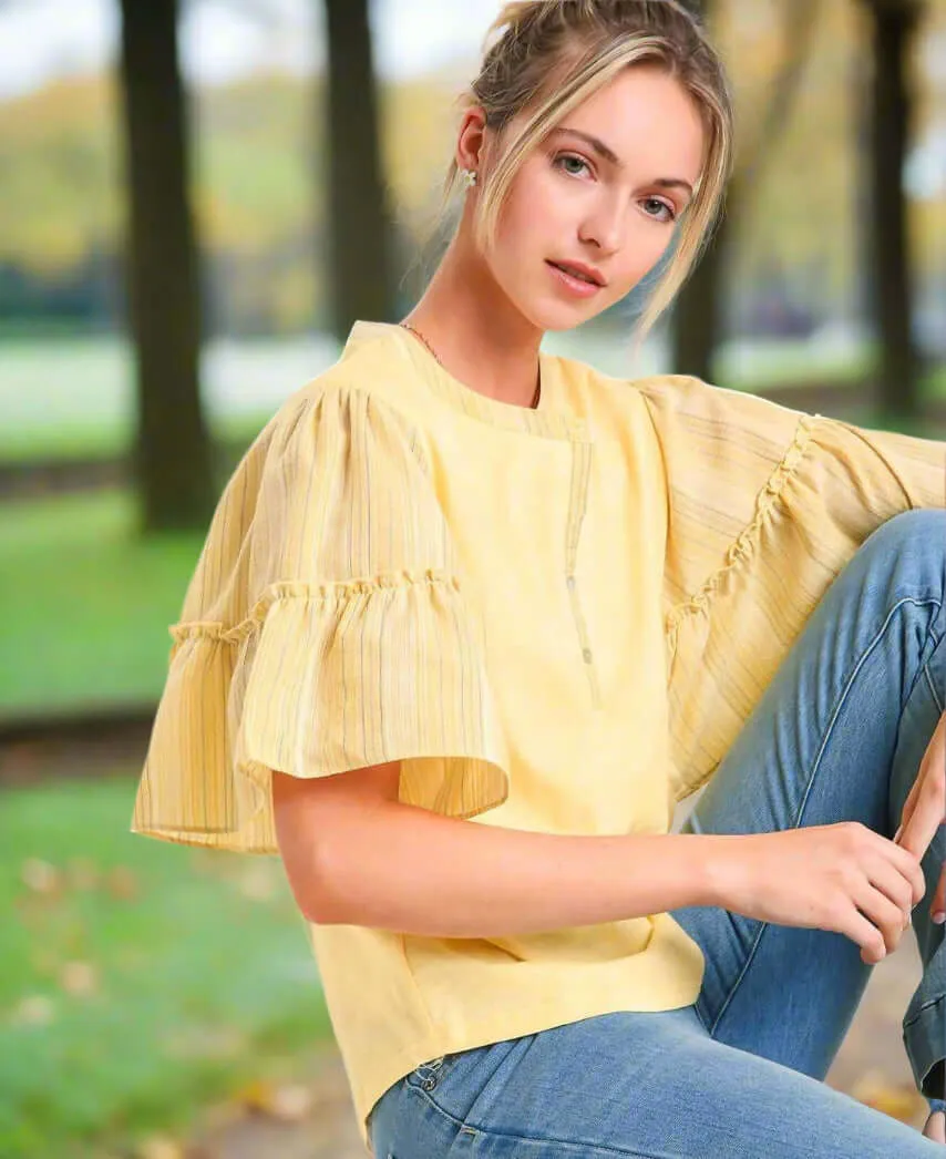 RUFFLED BREEZE (lemon)