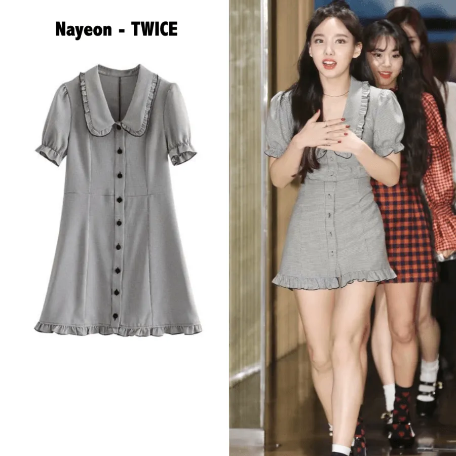 Ruffled Collar Dress SD00286