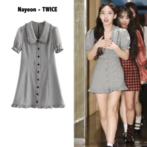 Ruffled Collar Dress SD00286