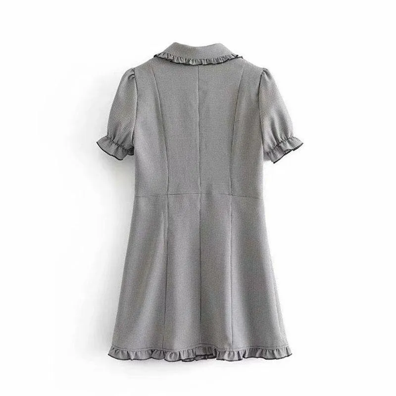 Ruffled Collar Dress SD00286