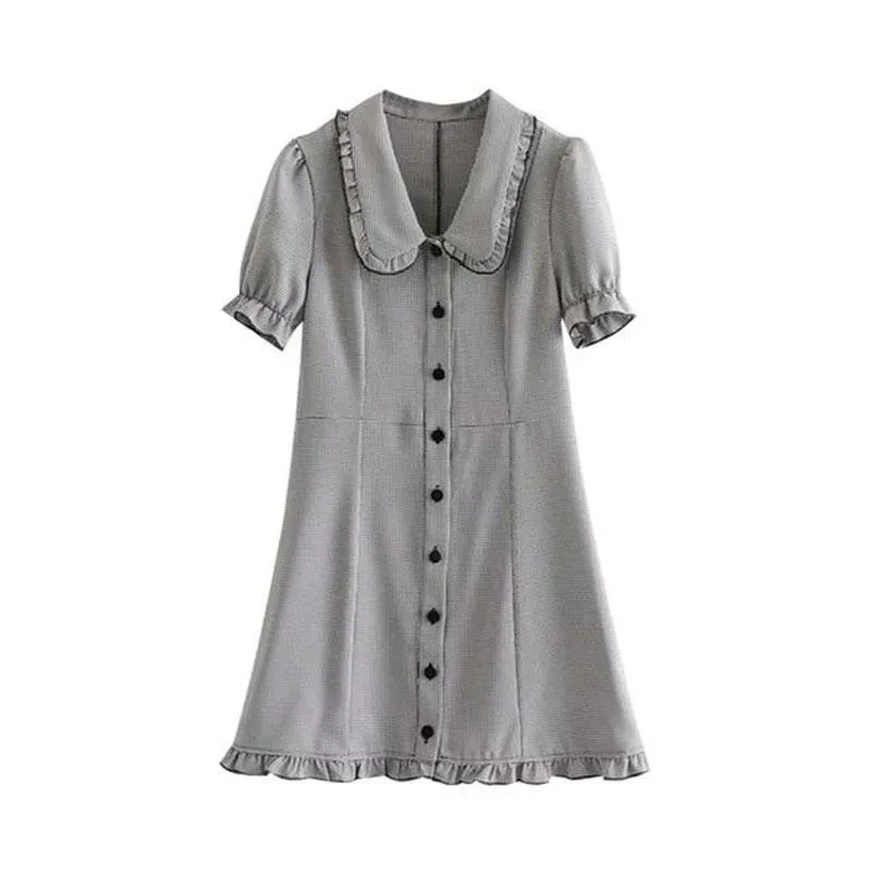 Ruffled Collar Dress SD00286