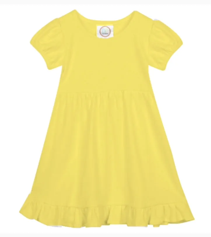 Ruffled Dress-short sleeves