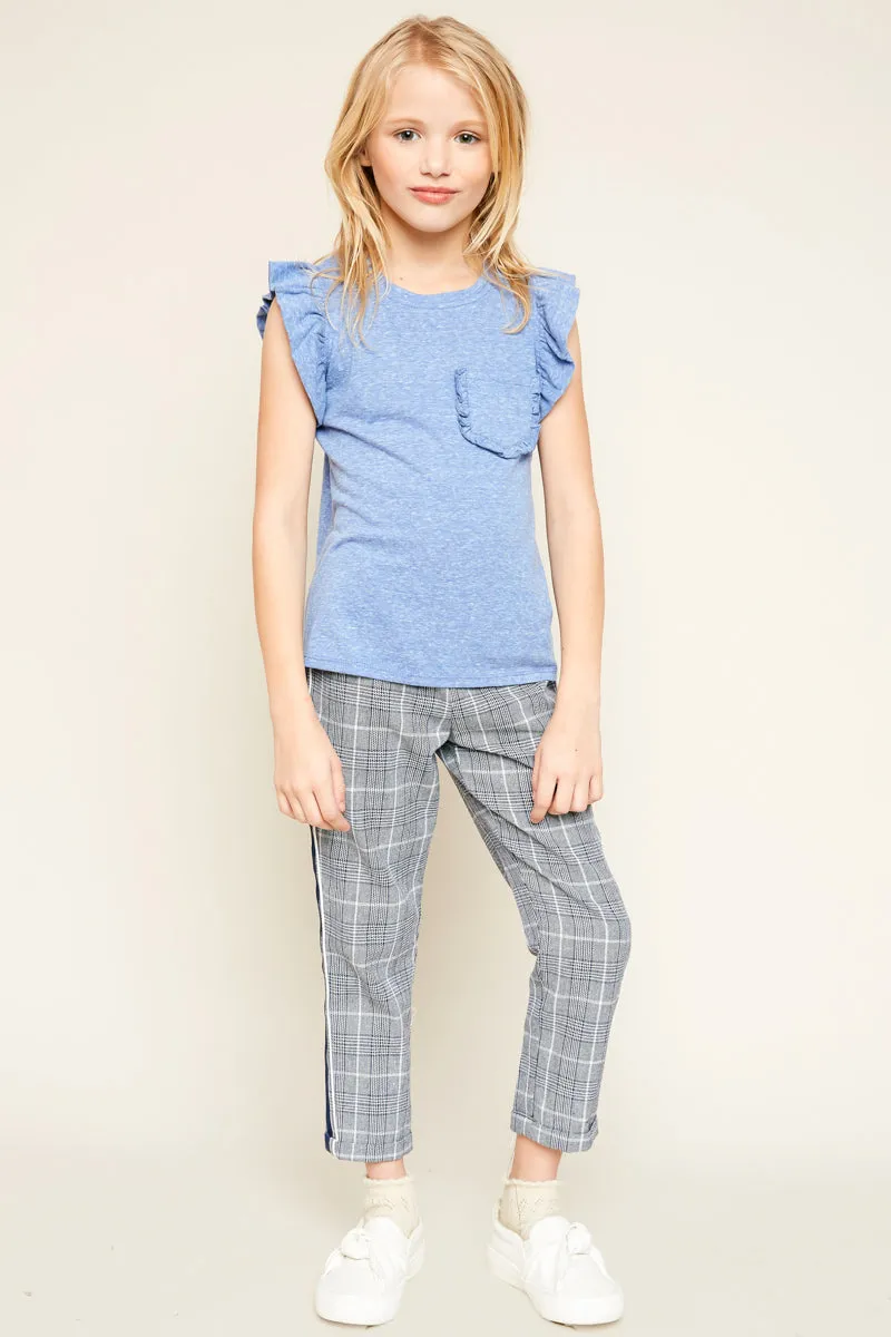 Ruffled Pocket T-Shirt