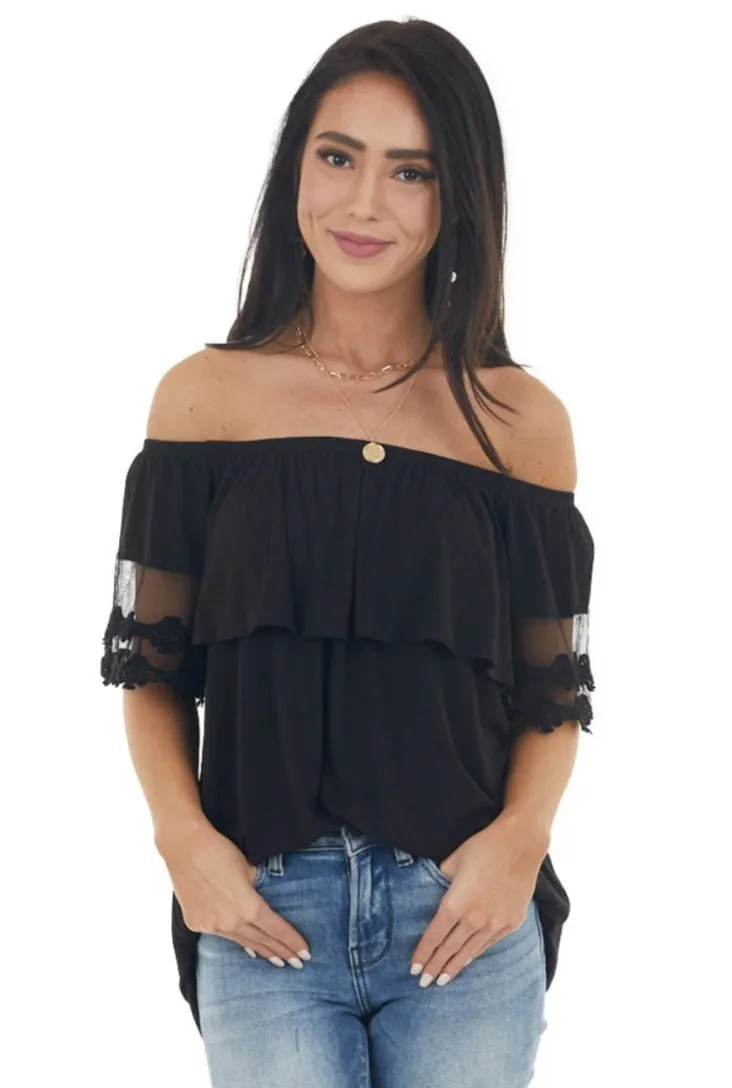 Ruffled Short sleeve