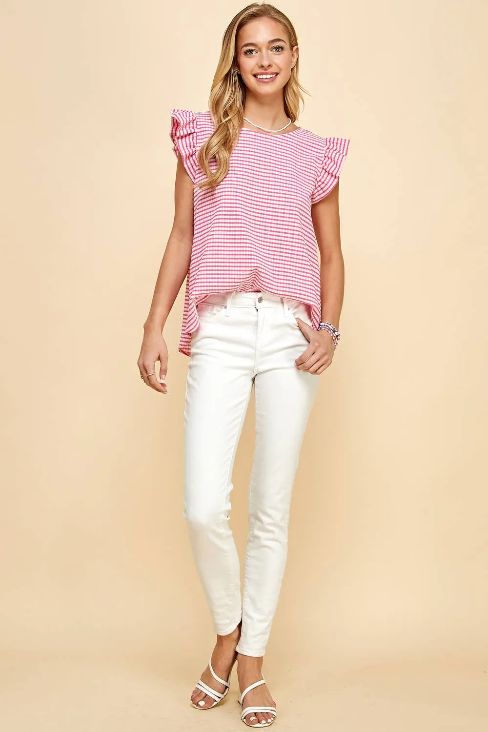 Ruffled Sleeves Top
