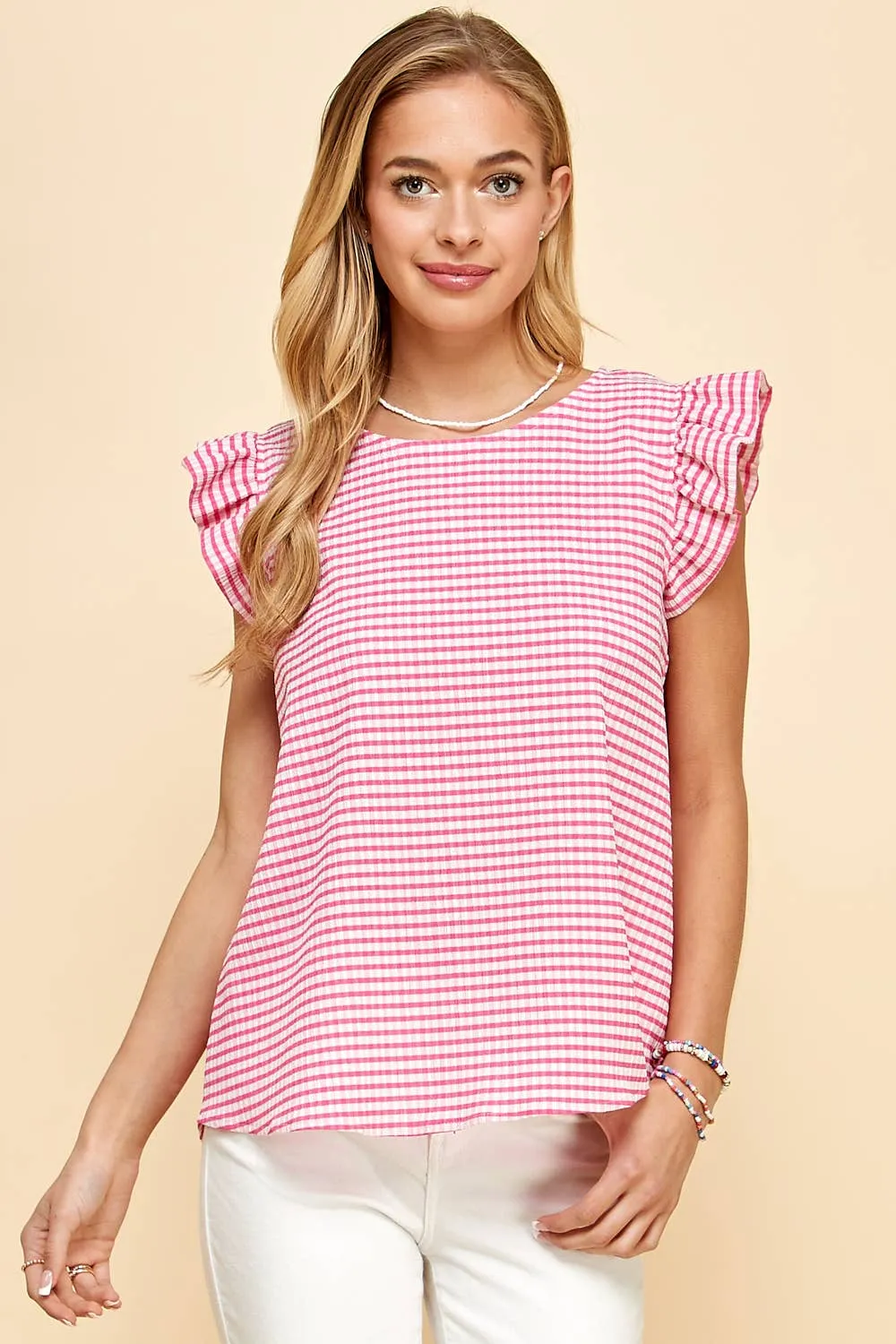 Ruffled Sleeves Top