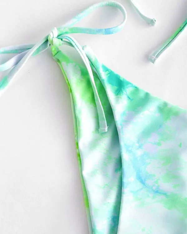 Ruffled Tie Dyed Three Pieces