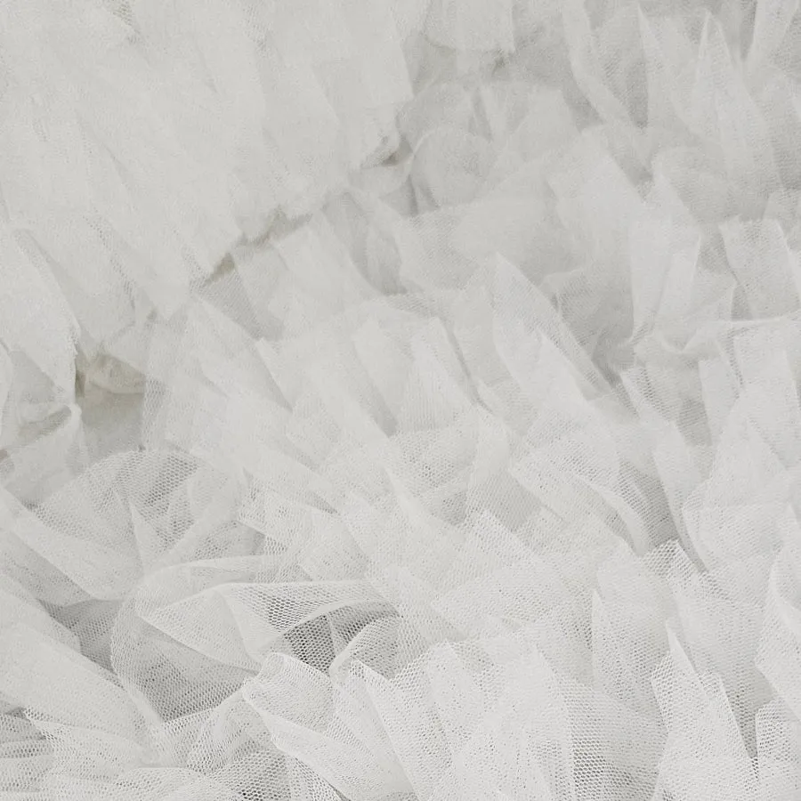Ruffled Tulle Fabric 140 cm