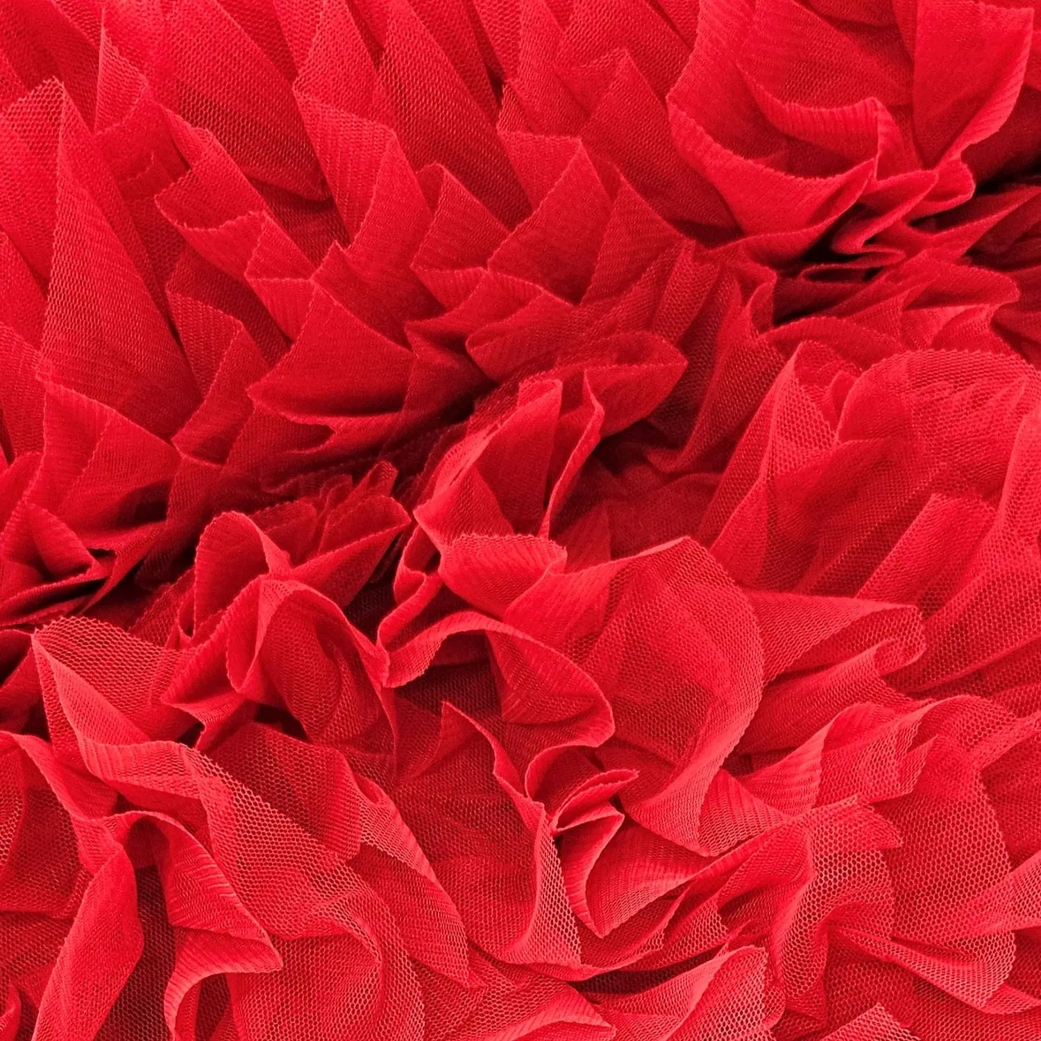 Ruffled Tulle Fabric 140 cm