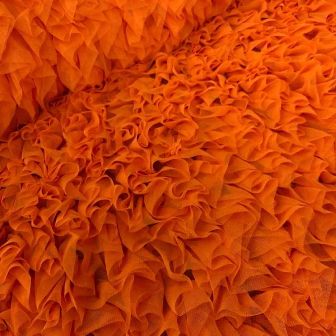 Ruffled Tulle Fabric 140 cm