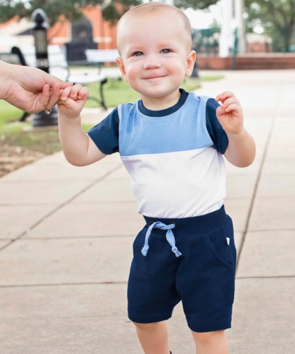 RuggedButts Navy Jogger Shorts