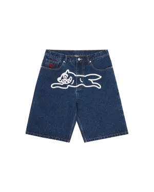 Running Dog Denim Shorts