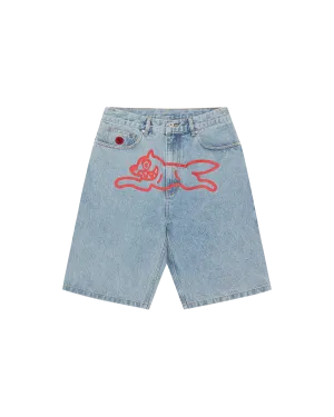 Running Dog Denim Shorts