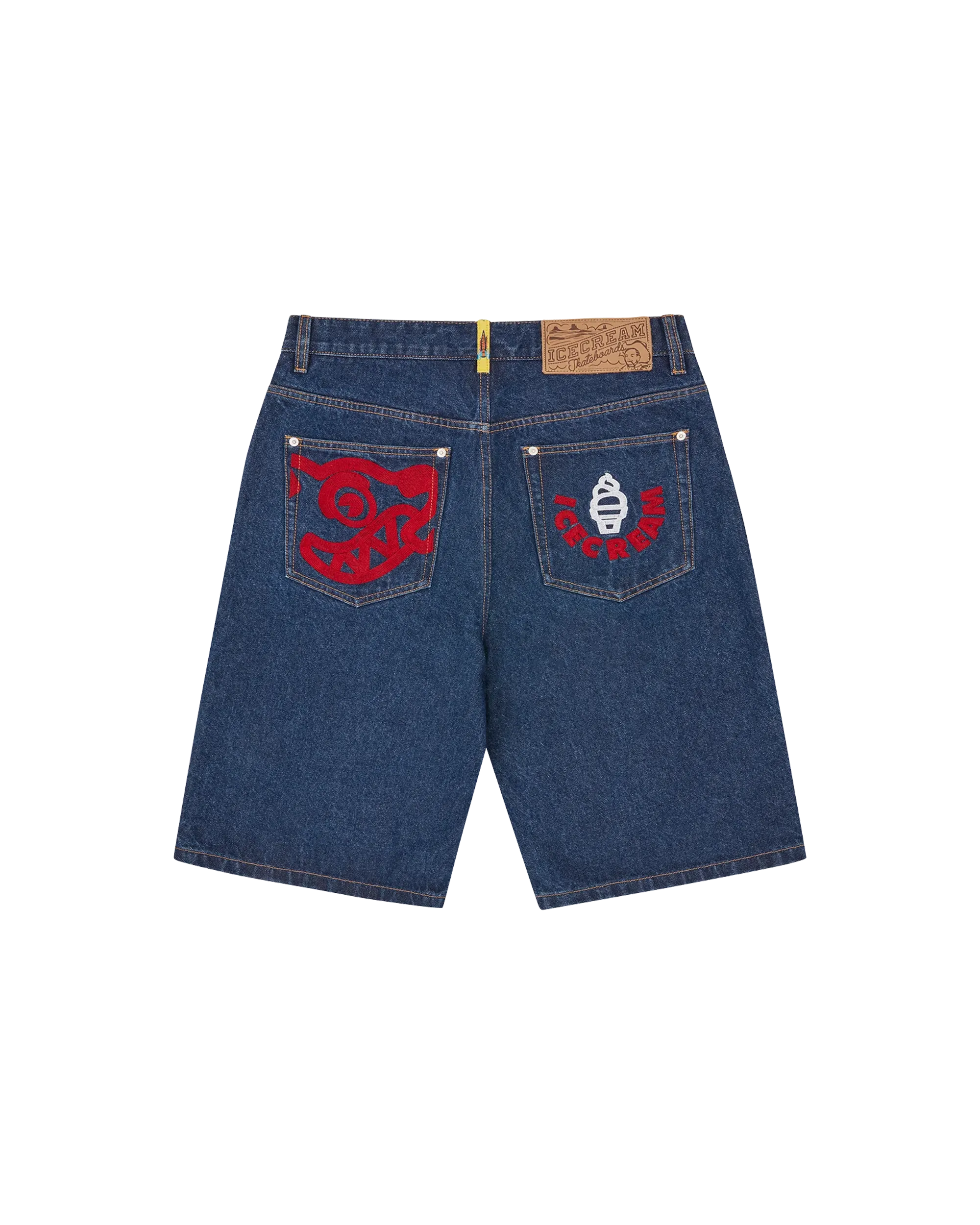 Running Puppy Denim Shorts