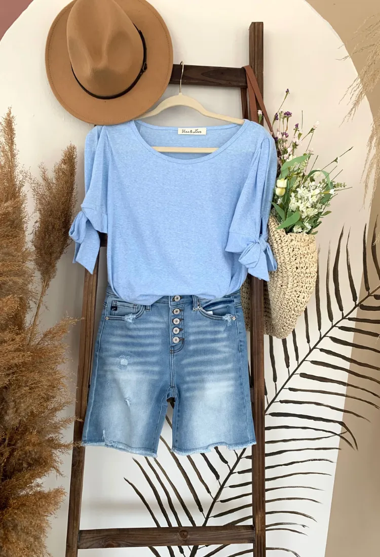 Sadie Bow Sleeve Top